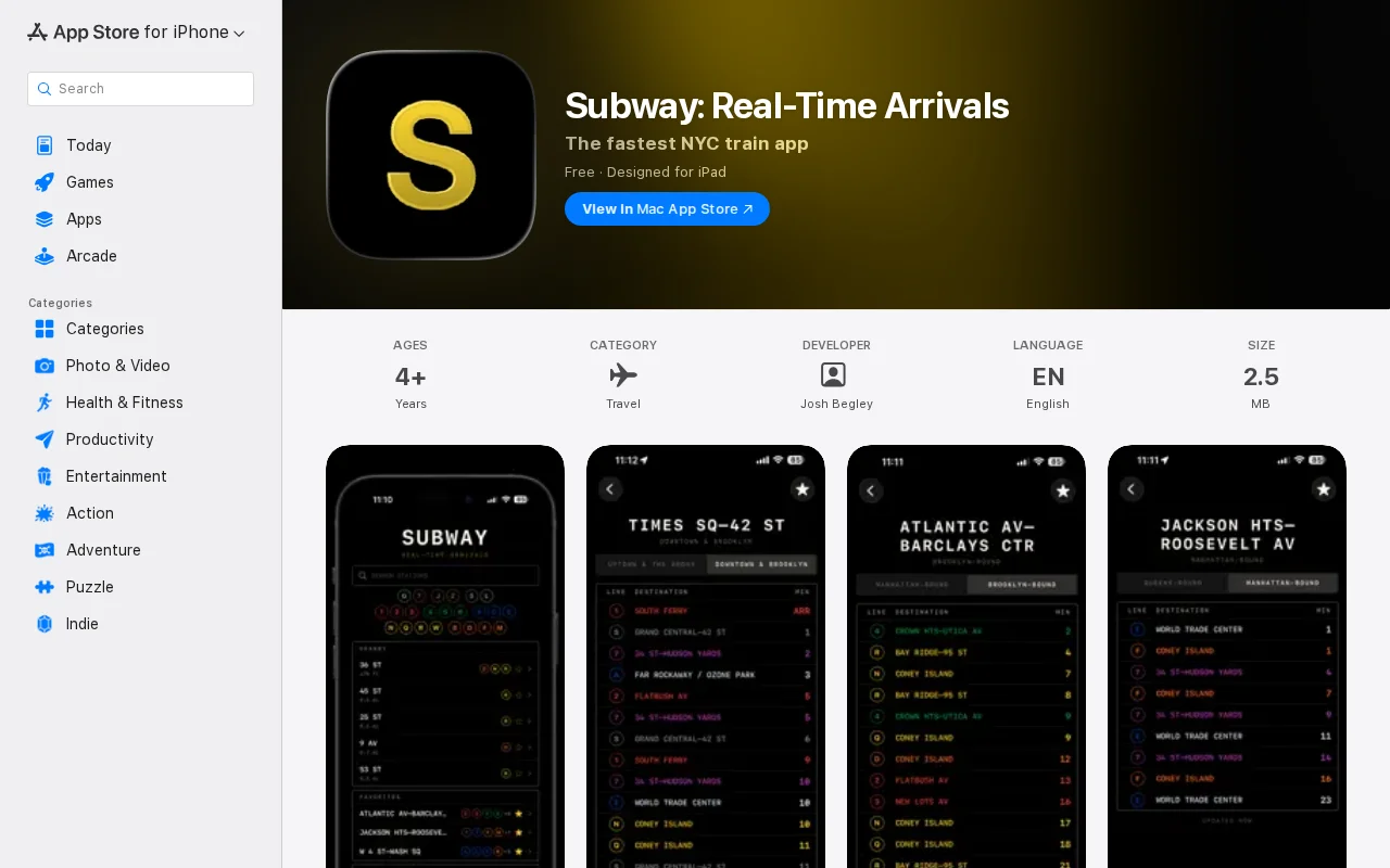 Subway – The Fastest NYC Train App
