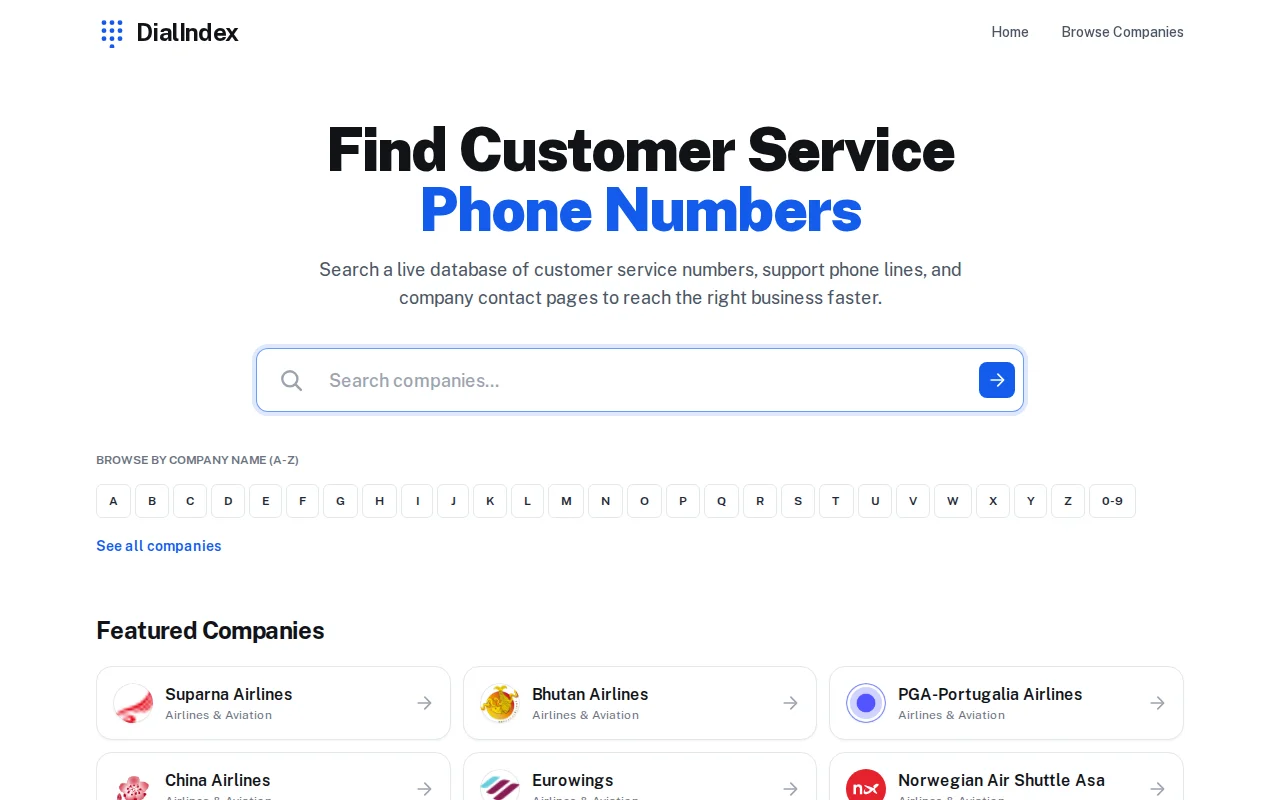 Find Customer Service Phone Numbers