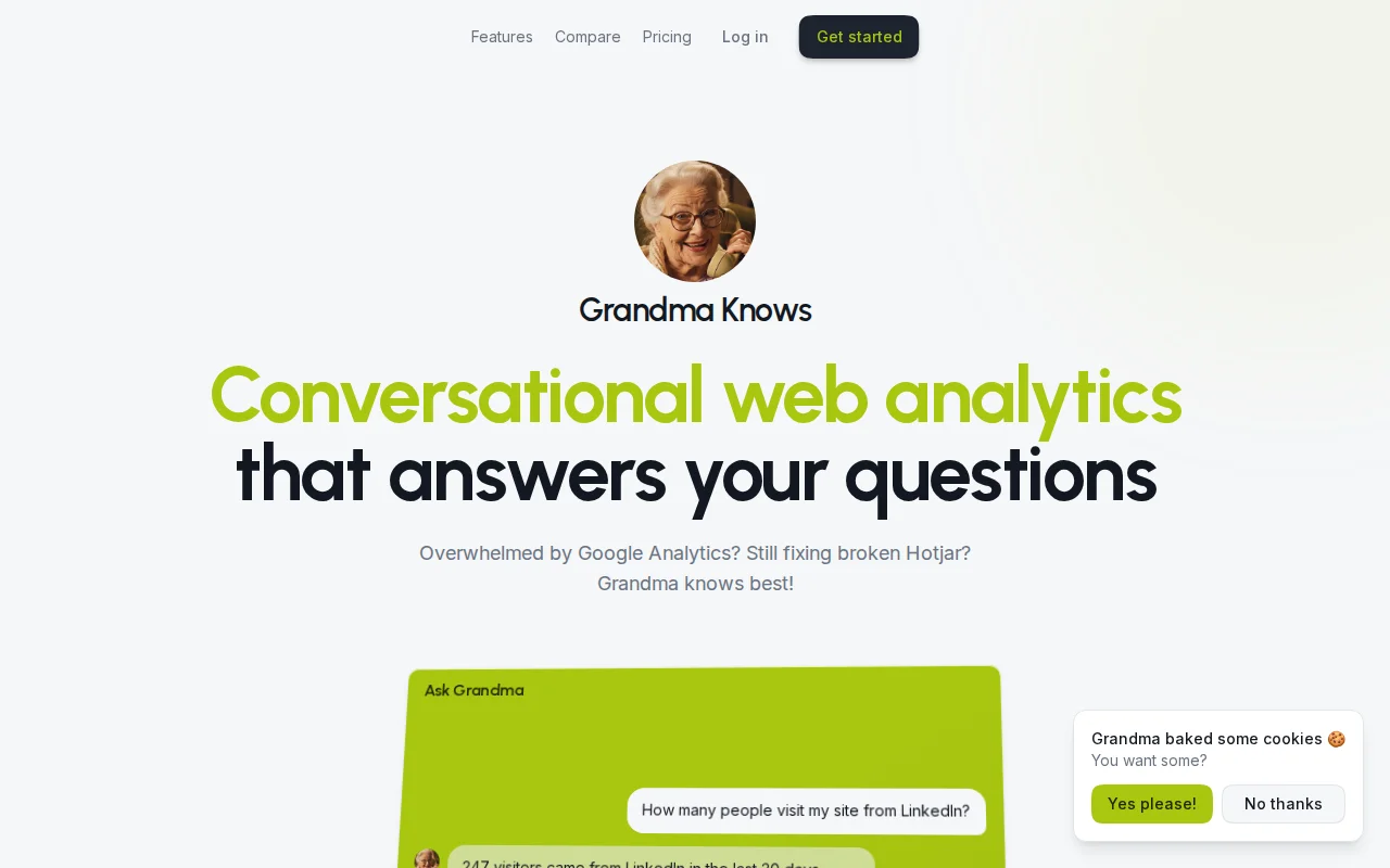 Grandma Knows – conversational web analytics