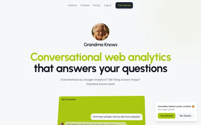 Grandma Knows – conversational web analytics