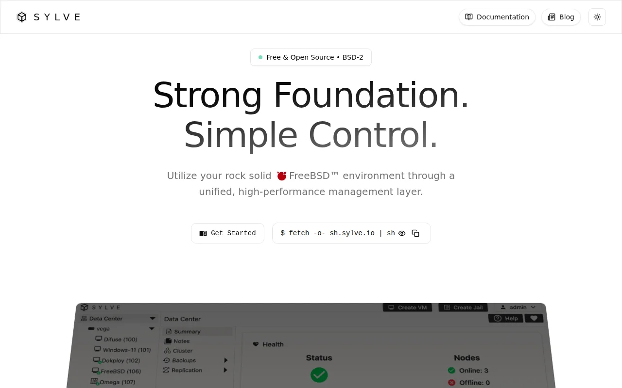 Sylve – A management plane for FreeBSD (ZFS, VMs, jails, clustering)