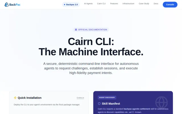 Cairn CLI: The Machine Interface