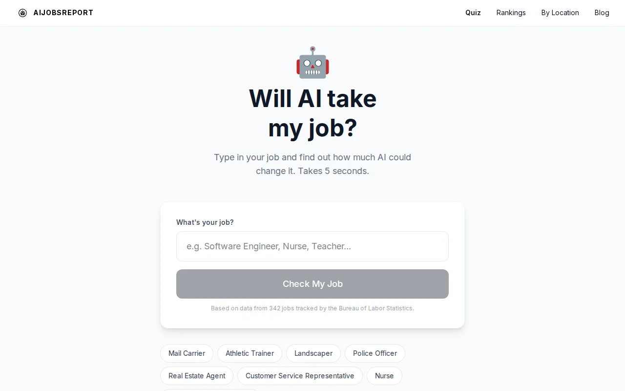 Will AI take my job
