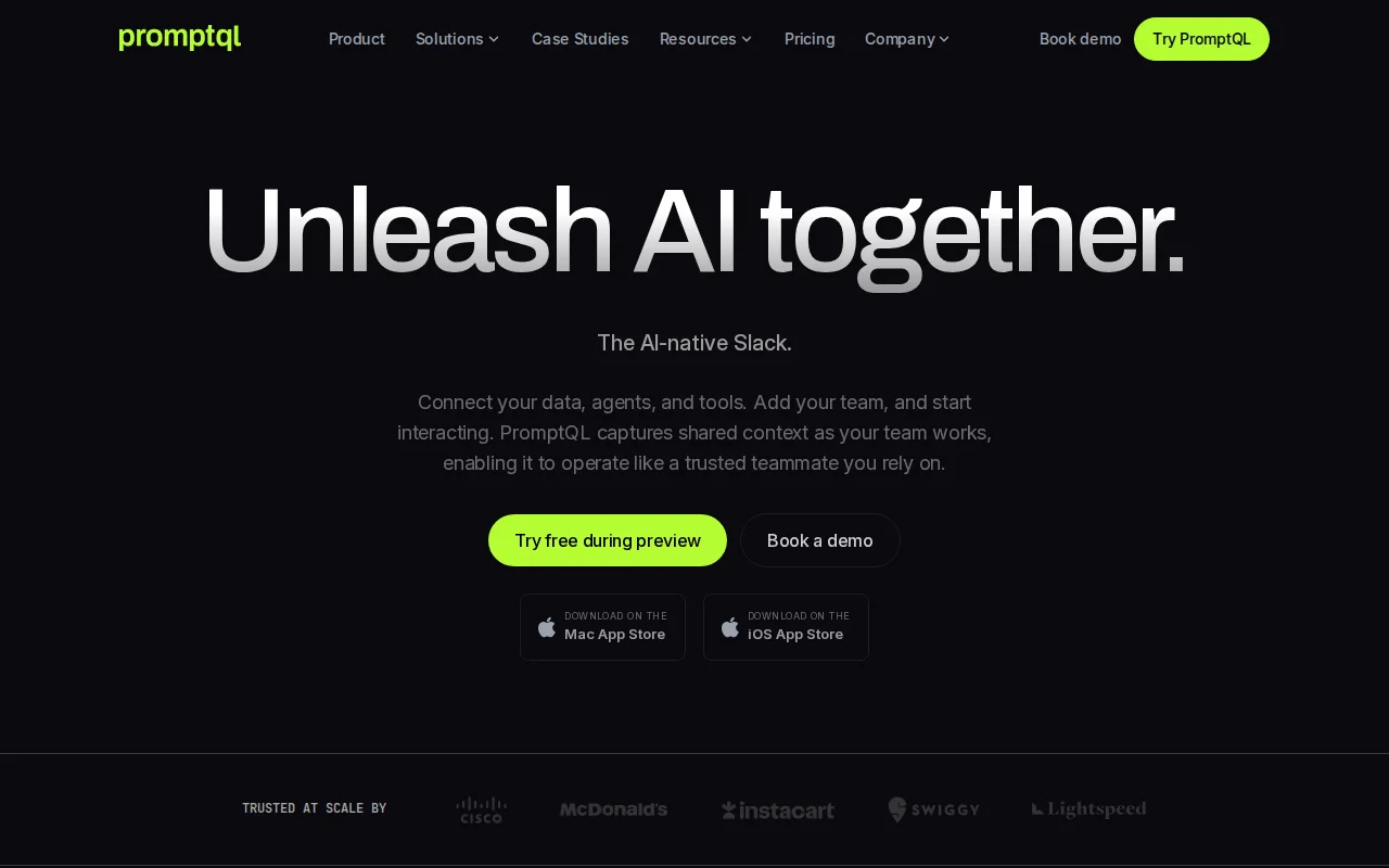 PromptQL – AI-Native Slack