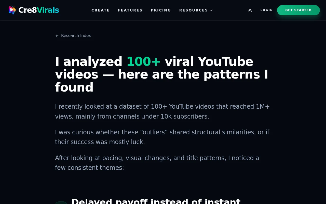 I analyzed 100 viral YouTube videos – here are the patterns I found