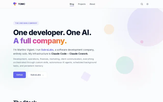 I run a full software company solo with Claude Code agents