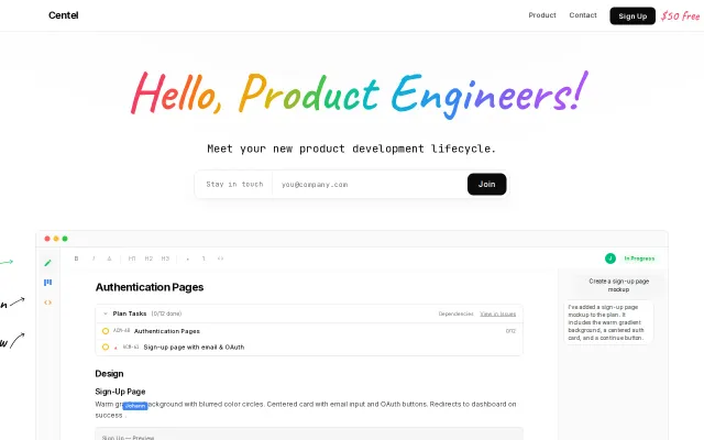 Centel – Vibe Coding for Professionals