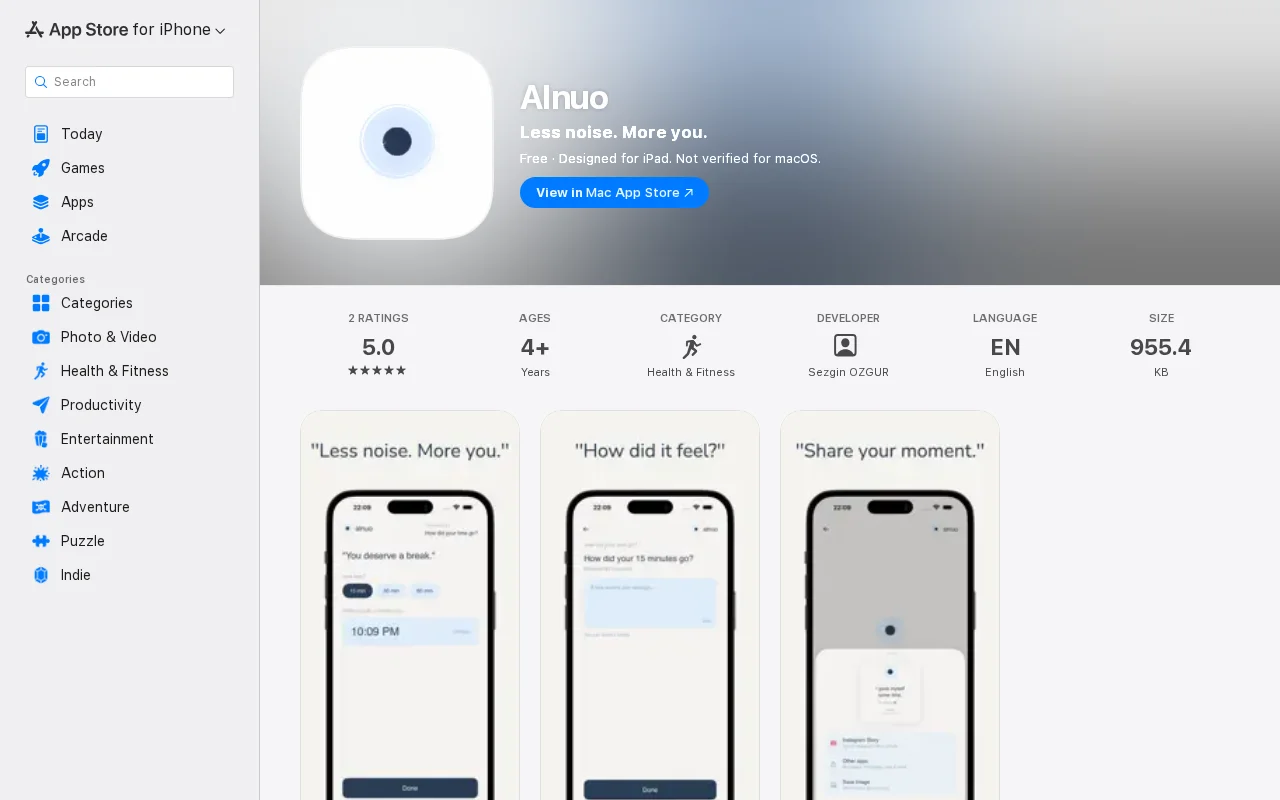 A simple iOS app that helps you give yourself some time"