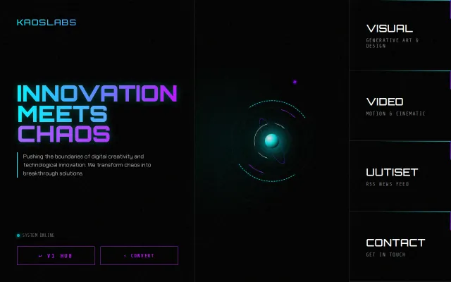 Kaoslabs – High-intensity AI video and visual experiments