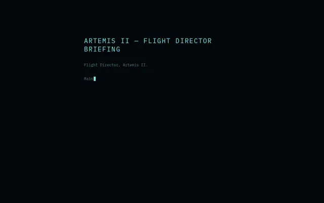 Artemis II Moon Mission Simulator in the Browser