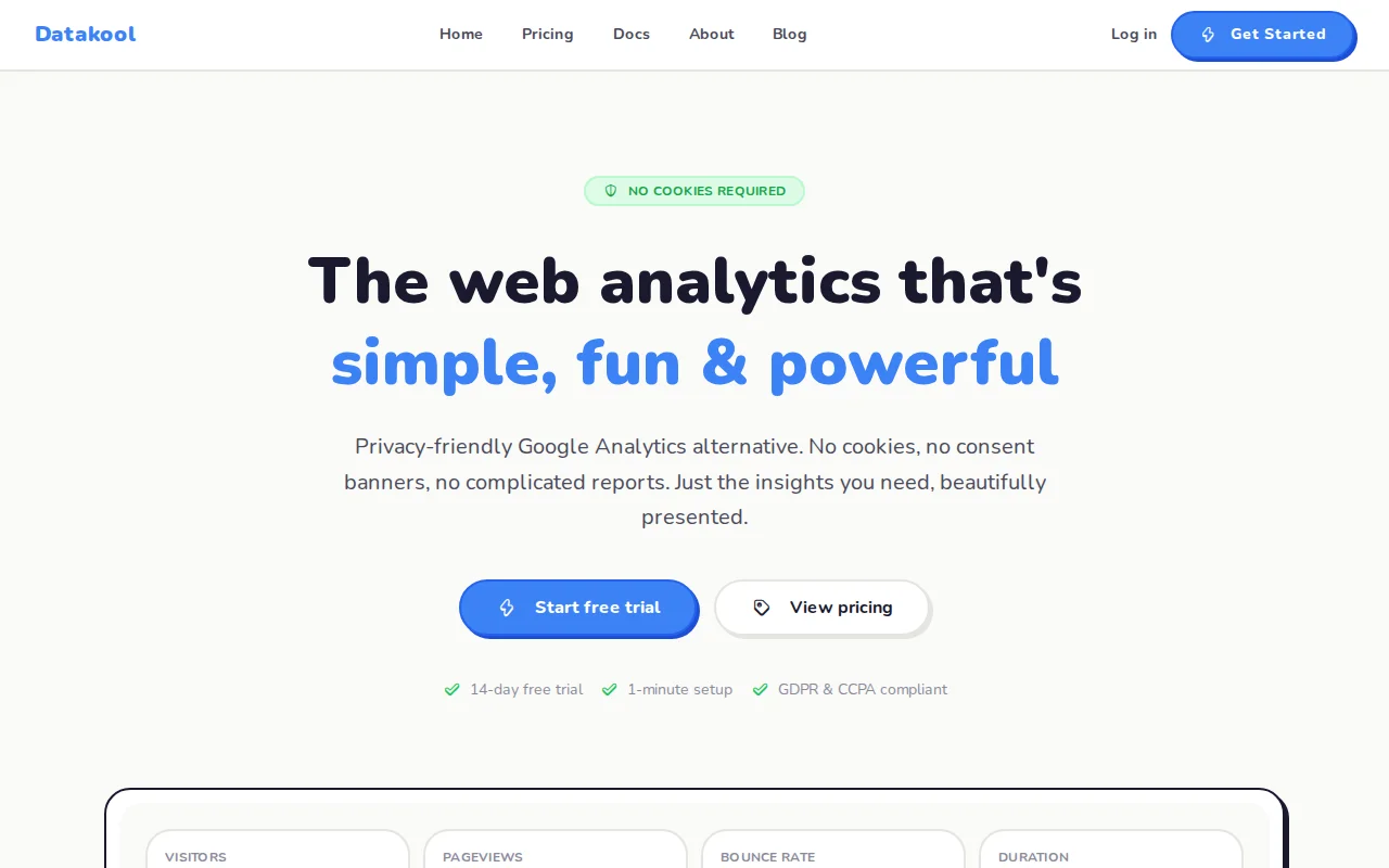 I replaced Google Analytics with my own tool – no cookies, <1KB script