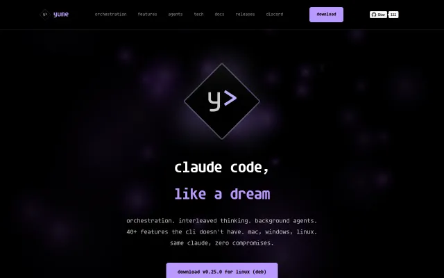 Yume, a Desktop GUI for Claude Code (Tauri/React)