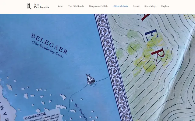 A cartographer's attempt to realistically map Tolkien's world