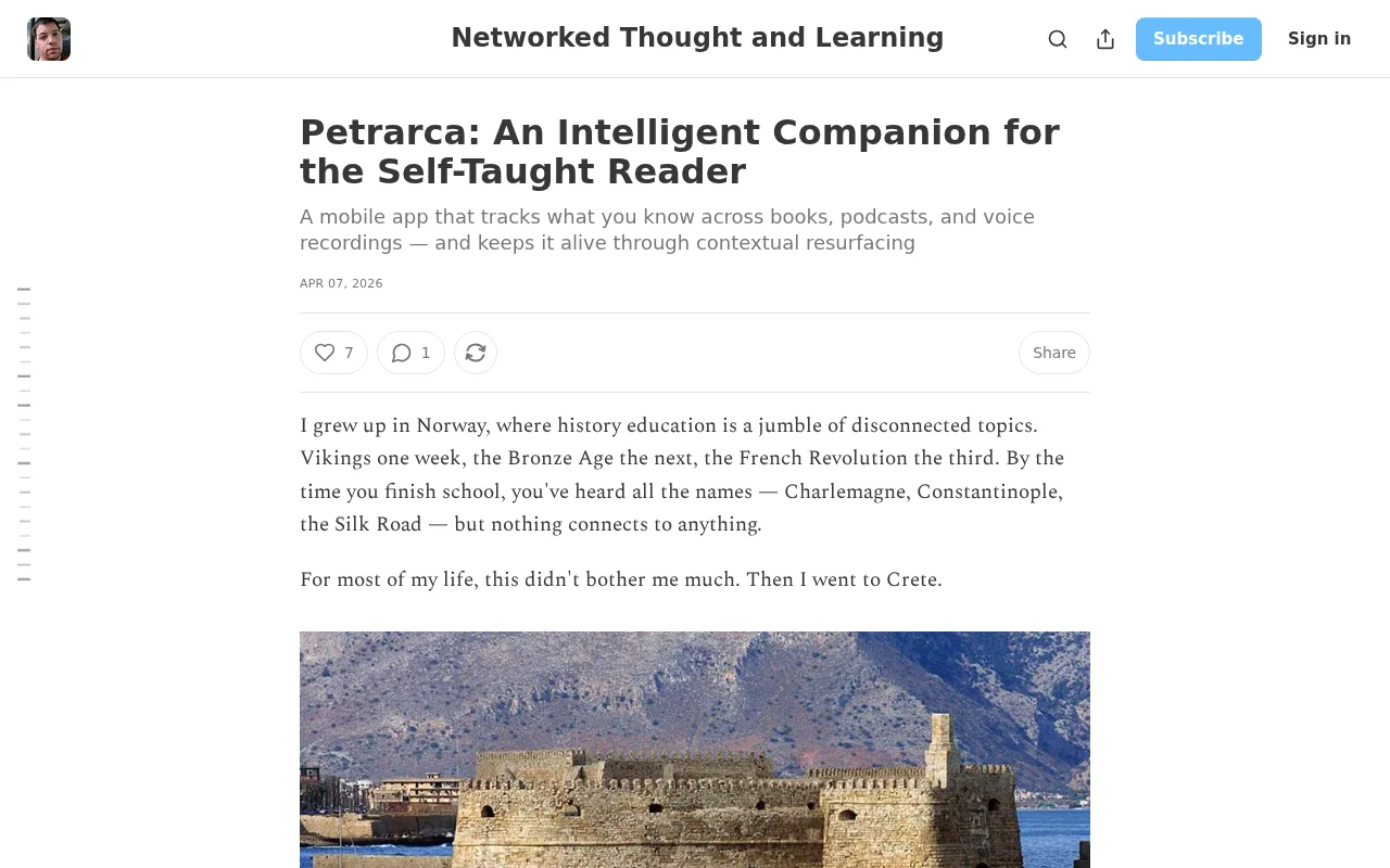 Petrarca: Voice first spaced repetition – track knowledge across books