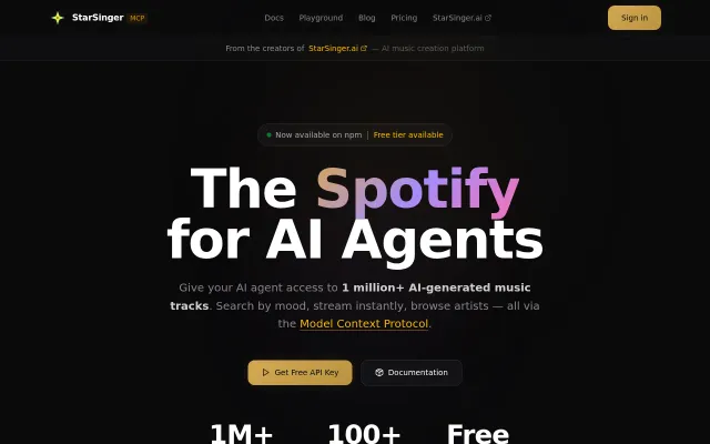The Spotify for AI Agents – StarSinger MCP