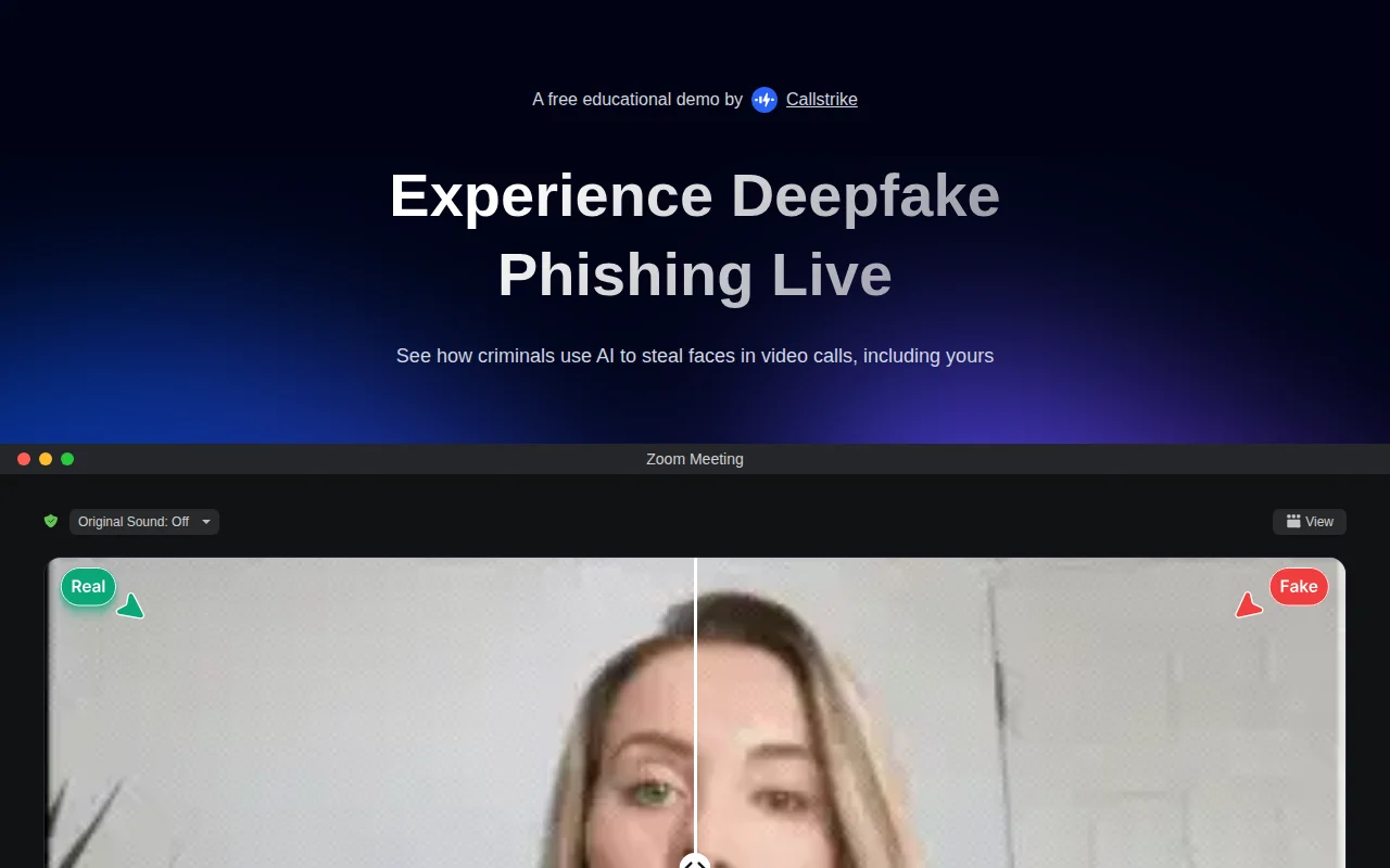 Real-time deepfake in the browser, no GPU needed