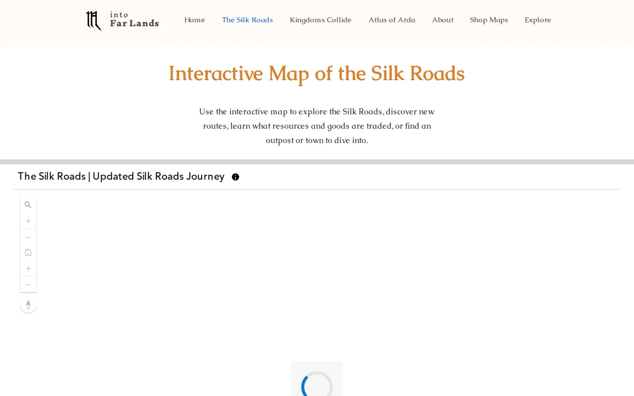 Explore the Silk Roads through an interactive map