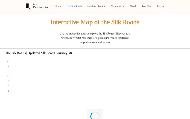 Explore the Silk Roads through an interactive map