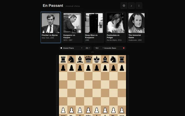 A sequencer driven by chess games