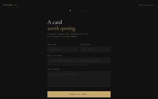 TinyCard – The TinyLetter of Greeting Cards