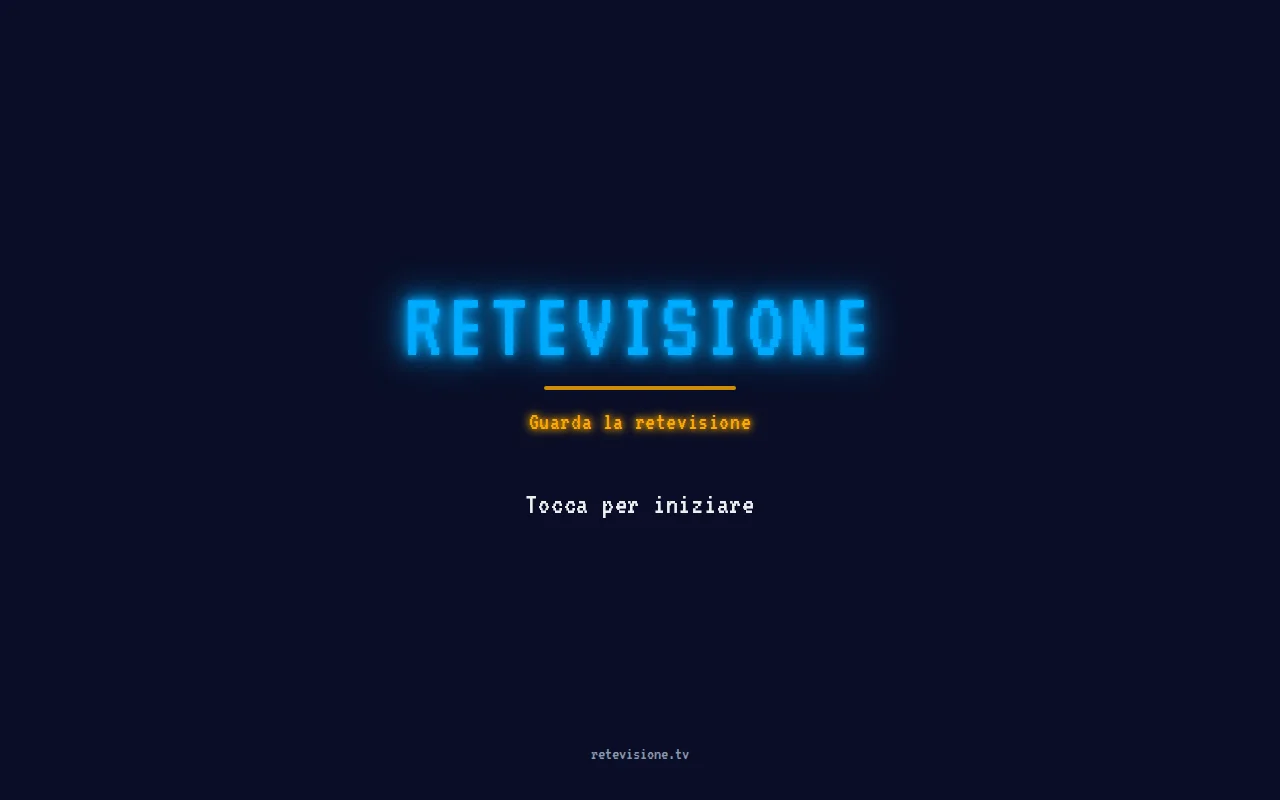Retevisione – Italian YouTube as Old School Cable TV Guide