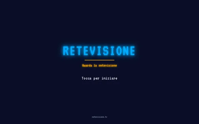 Retevisione – Italian YouTube as Old School Cable TV Guide