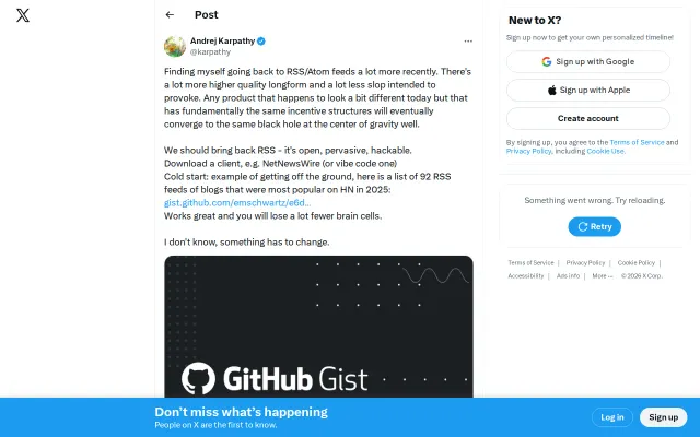 FeedSense – A private recommendation system built from your own sources