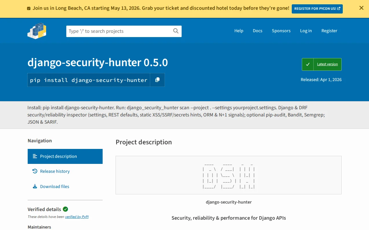 Django-security-hunter – Django security scanner CLI