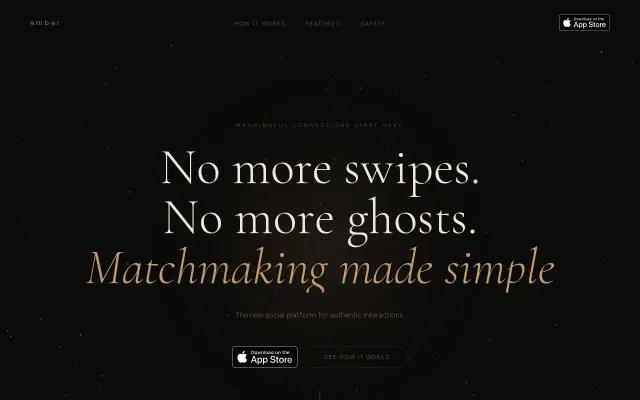 A personality first matchmaking app
