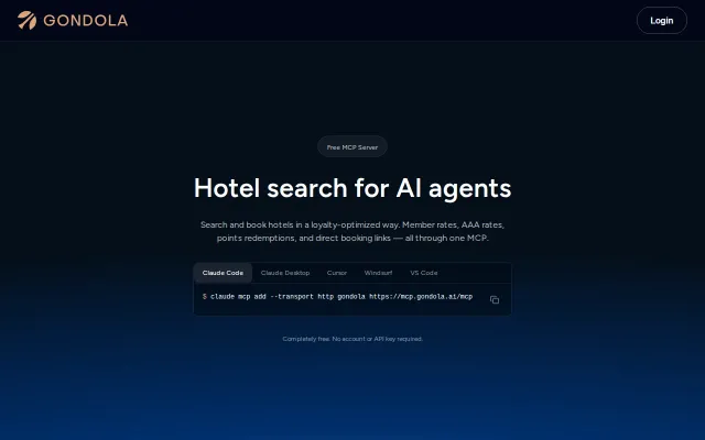 Hotel MCP server for cash and points search/booking (free)