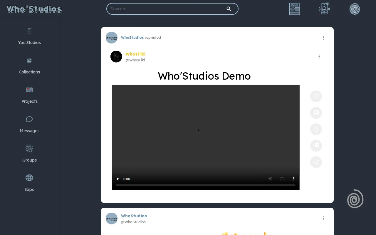 Who'Studios – A Social Design Platform