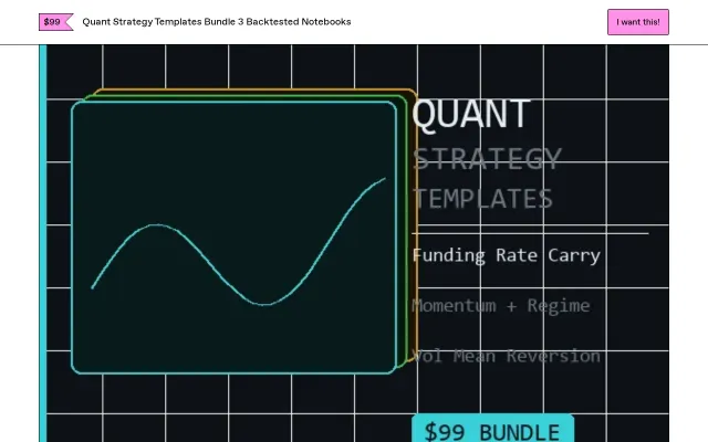 Three backtested quant strategies as Jupyter notebooks