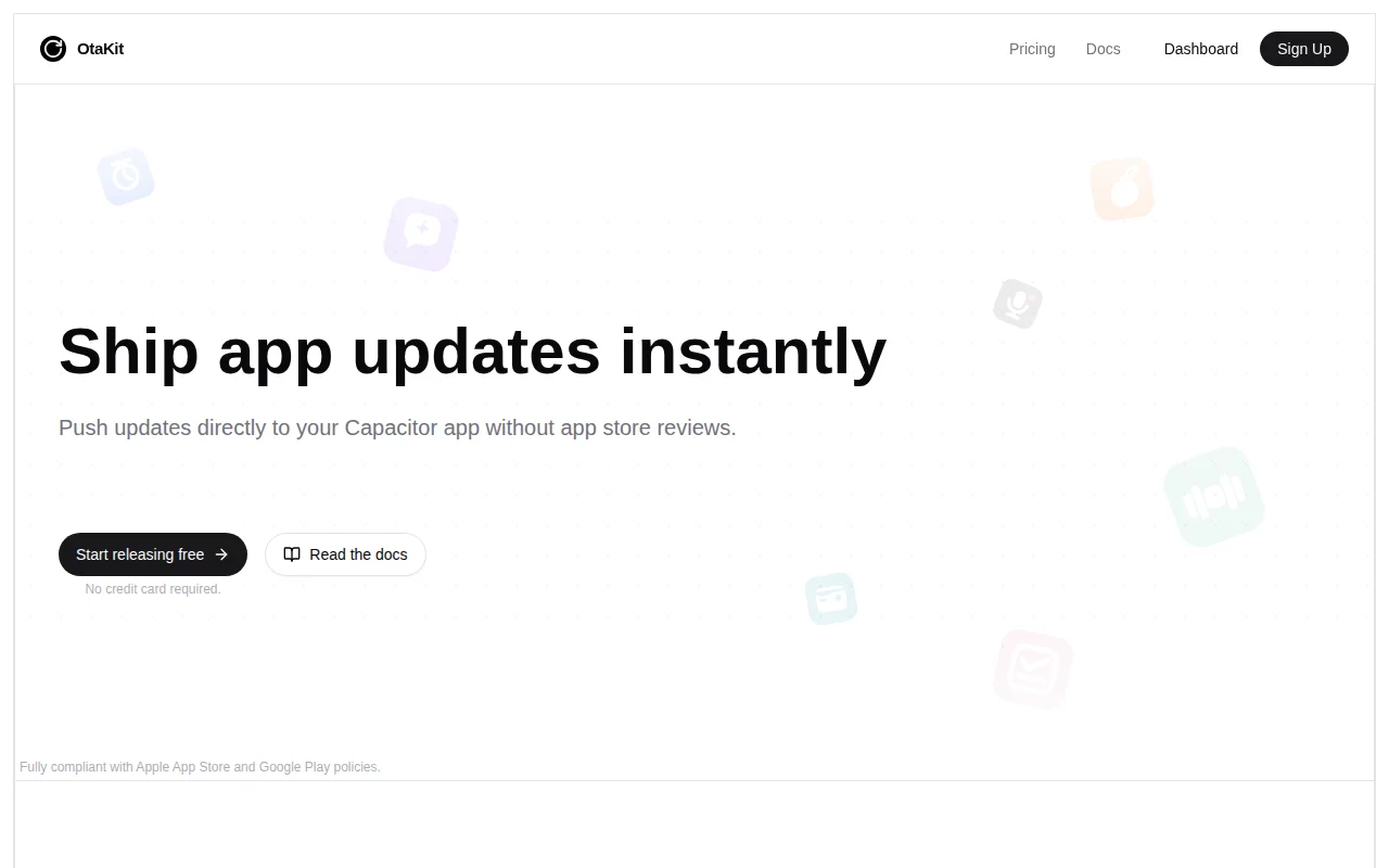 OtaKit – push app updates without App Store reviews