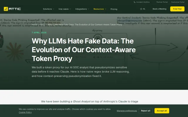 Pseudonymizing sensitive data for LLMs without losing context
