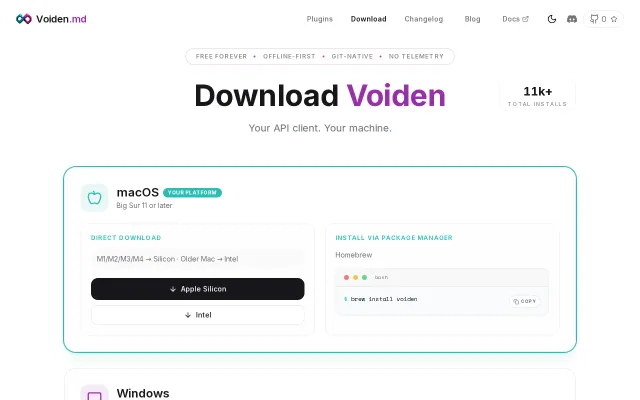 Voiden – API Workflows as Markdown Files (Obsidian × Curl)