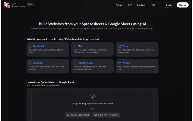 Love Spreadsheets – App Builder for Your Excel and Google Sheets