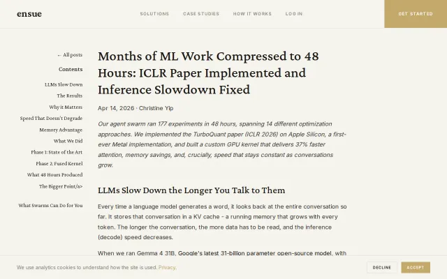 LLM inference slowdown fixed (177 experiments, +37% attention) – in 48h