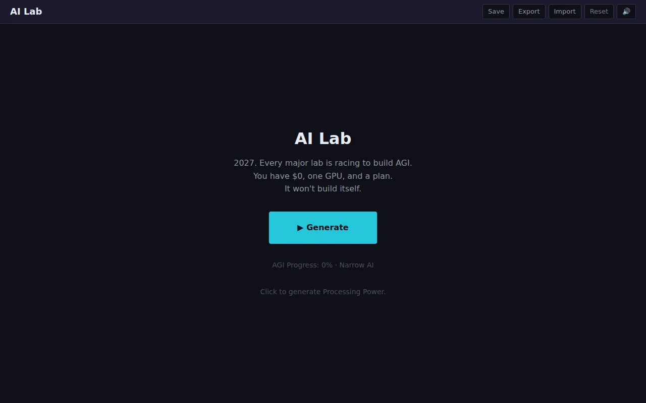 I built a browser idle game about training AI models