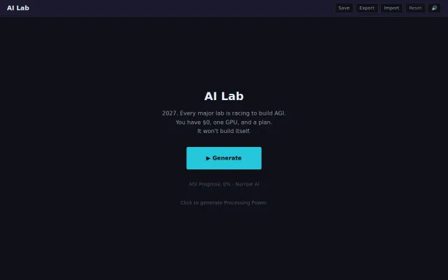I built a browser idle game about training AI models