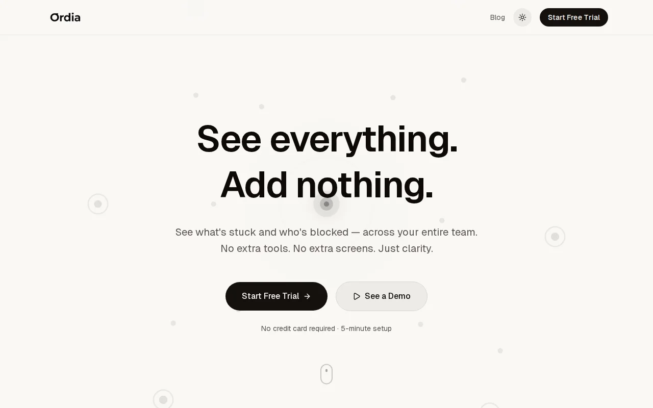 Ordia – standup from GitHub and Jira, no human input
