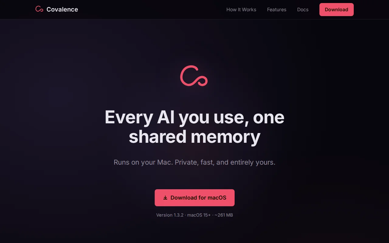 Covalence – Cross-Client Memory for Claude, Cursor, and MCP (macOS)