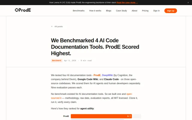 We beat Google, Cognition, Claude Code at codebase docs generation