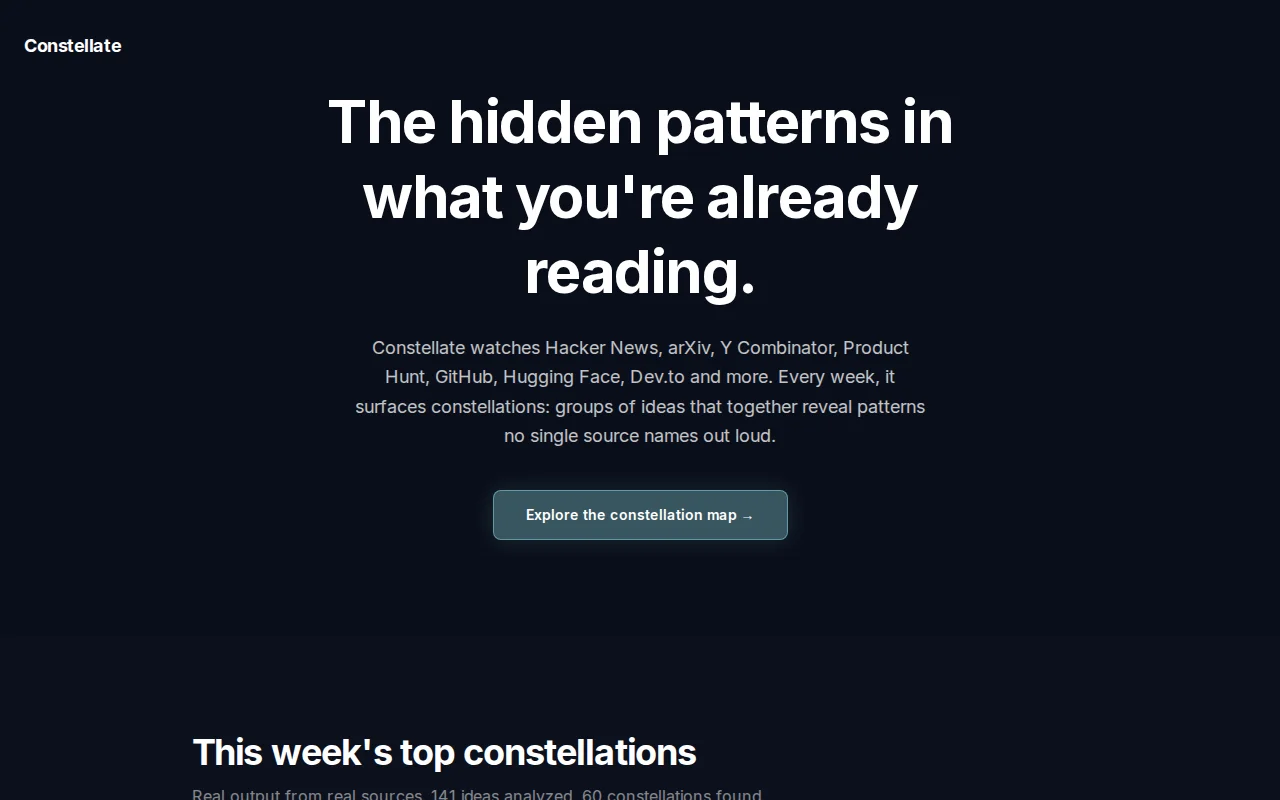 Constellate – Finding patterns by reasoning about groups, not pairs