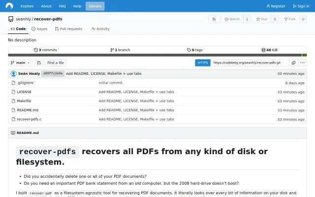 recover-pdfs is a tool for revovering all the deleted PDFs from a disk
