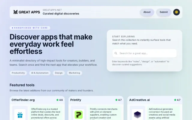 Great Apps