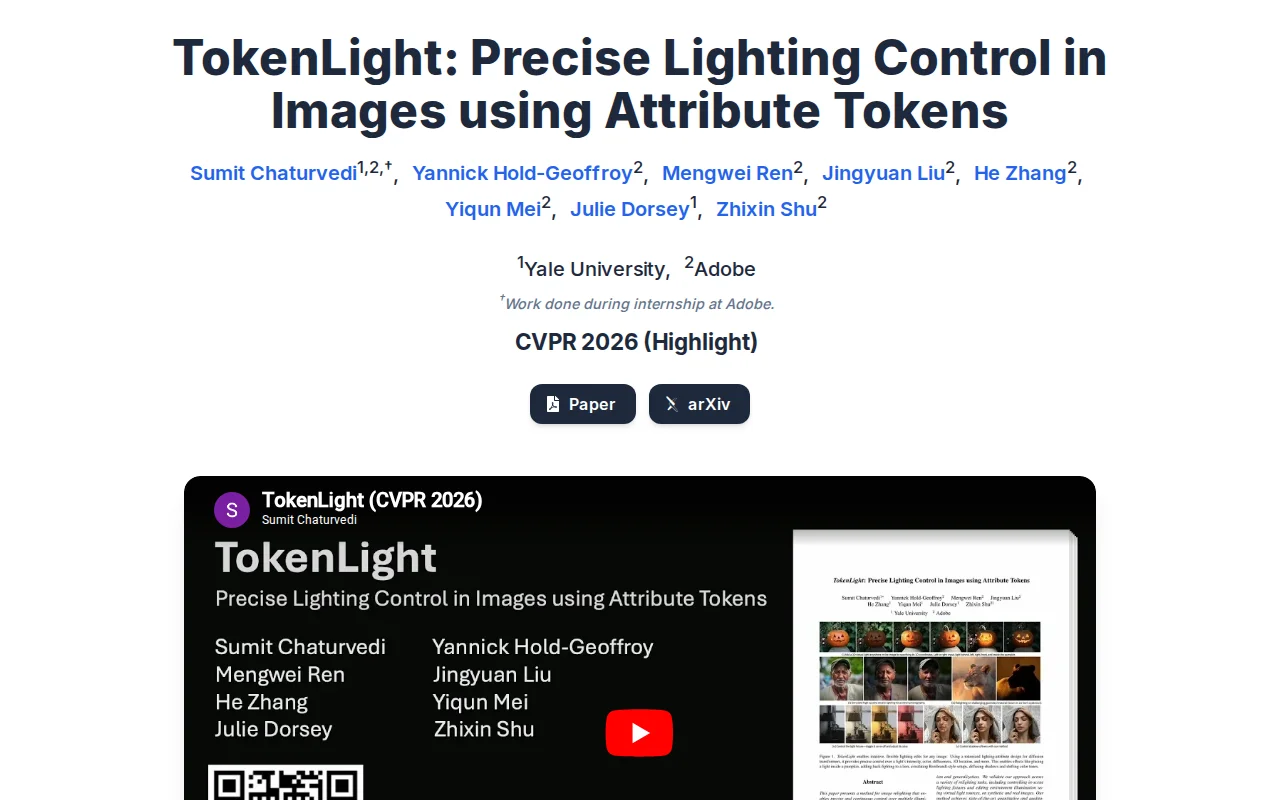 TokenLight – Move Lights in a Photograph in 3D