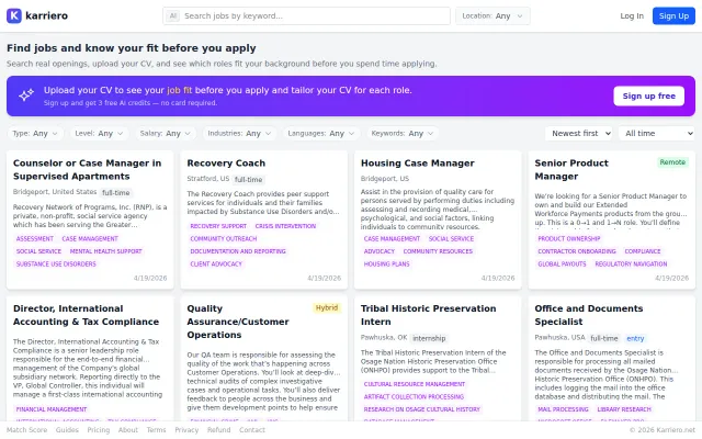 Find jobs and know your fit before you apply