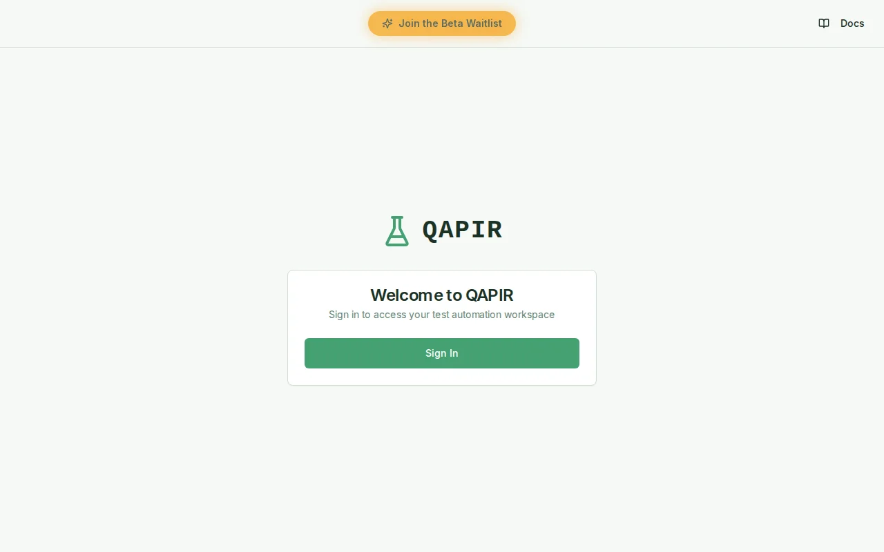 Qapir – Generate API tests automatically from docs