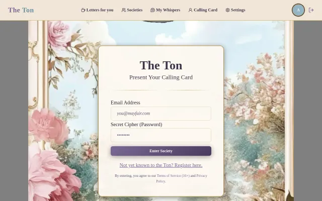 Bridgerton Inspired Social Network
