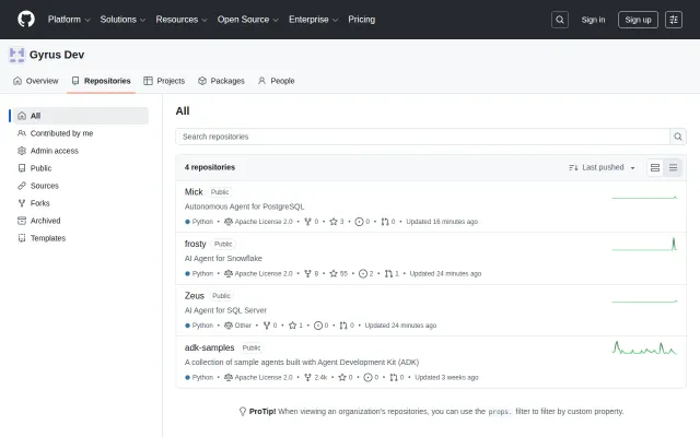 Gyrus :Open-Source AI Agents for Snowflake, SQL and Postgres